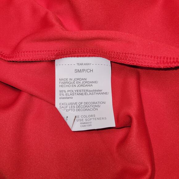 Under Armour Polo Shirt Mens size Small Loose Red Short Sleeve Heatgear 3 button - Picture 7 of 11